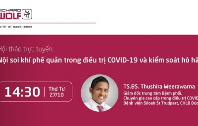 Thư mời tham dự Hội thảo: Nội soi khí phế quản trong điều trị COVID-19 và kiểm soát hô hấp